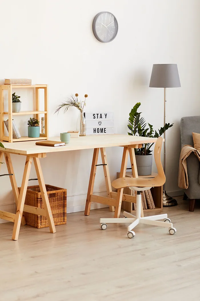 Modern home workplace corner